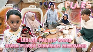 PULES  LESLAR BUKA PUASA BERSAMA KELUARGA ABANG L FOKUS NGOBROL SAMA OMA amp OPA [upl. by Lodmilla]