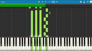 Adolescents Orquesta  Aquel lugar  Piano Tutorial  Midi [upl. by Pardner280]