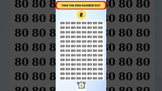 Find the Odd one out 🤯 findnumber quizgames Quiz [upl. by Ekeiram394]