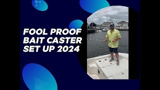 BAITCASTERS FOR BEGGINERS fool proof setup [upl. by Dorella]