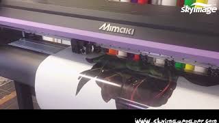 Mimaki CJV150 160 ecosolvent print amp cutter [upl. by Naihtsirc331]