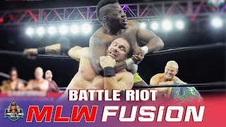 40 Wrestlers Battle Riot  Major League Wrestling  MLW Fusion  mlw wrestling wrestlingonly [upl. by Maegan]