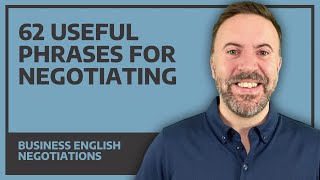 62 Useful Phrases For Negotiating  Business English FREE EPhrasebook [upl. by Tati594]