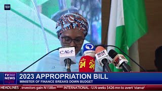 FULL BRIEFING  2023 APPROPRIATION BILL MINISTER OF FINANCE BREAKS DOWN BUDGET [upl. by Amre]