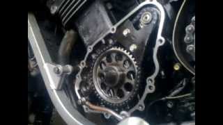 Sprzęgło rozrusznika i alternator GPZ 500 starter clutch [upl. by Erodasi]