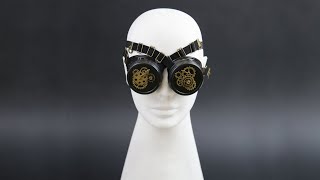 Steampunk goggles and monocle glasses Sarachilova [upl. by Abramo]