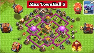 Max Siege Machine vs Max Town Hall 6  Clash of Clans [upl. by Nosnaj]