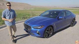 2019 Genesis G70 33T Dynamic RWD Test Drive Video Review [upl. by Maurise]