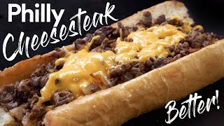 I Made Real PHILLY CHEESESTEAK Better So Easy  Guga Foods [upl. by Reggie]