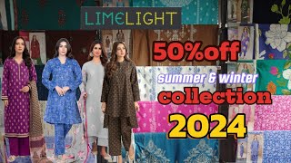 LimeLight summer and winter sale 50offLimeLight new collection 2024suit ladies dresses [upl. by Daisi]