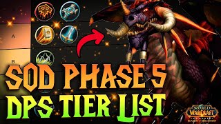 Best DPS Classes in SoD Phase 5  DPS tier list [upl. by Suraved]