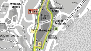 Neue StadtlaufStrecke Testlauf im Brenzpark Heidenheim [upl. by Daphna]