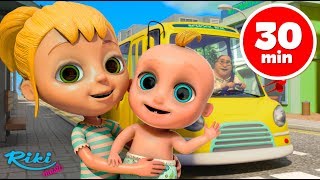 Колёса у Автобуса 🚌 Wheels on the Bus Johny Johny and More  Nursery Rhymes Collection [upl. by Andy42]