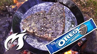 OREO Steak im Wald gegrillt Fire Kitchen ASMR style 🔥🔥🔥 [upl. by Evanne809]