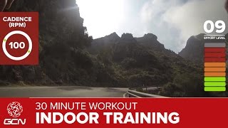 30 Minute Workout  Indoor Cycling Hill Climb Training [upl. by Oinotnaesoj]