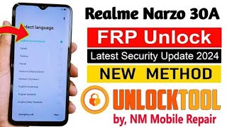 Realme Narzo 30A RMX3171 Frp bypass using Unlock Tool 2024 [upl. by Ainnet383]