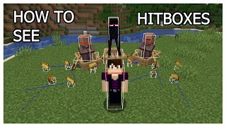 Minecraft Hitbox Shortcuts How To See Hitboxes in Minecraft [upl. by Imena]