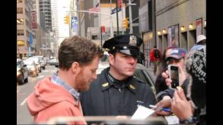 Dale Earnhart Jr outside the Letterman Show [upl. by Uhsoj]