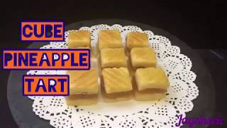 Cube Pineapple Jam Tart Recipe  tart nenas kiub [upl. by Irehj220]