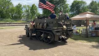 Half track at Owosso arsenal of Freedom festival [upl. by Elokcin492]