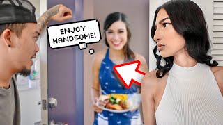 Flirty Neighbor Cooked Me Food Prank On Girlfriend SHE SNAPS [upl. by Anaerol]