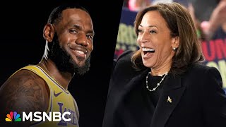 ‘What are we even talking about here’ Lebron James makes powerful endorsement of Kamala Harris [upl. by Hubert885]