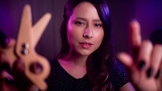 ASMR Plucking to make you feel better 🥰 scissors camera brushing tktk spray  ✨ ASMR for sleep [upl. by Lenette514]