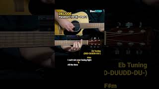 Decode  Paramore 2008 Easy Guitar Chords Tutorial with Lyrics Part 1 SHORTS REELS [upl. by Beaulieu]