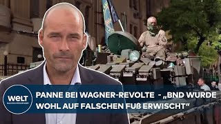 PUTSCH GEGEN PUTIN WagnerAufstand in Russland überrascht BND  USA hatten Informationen  WELT [upl. by Egrog]