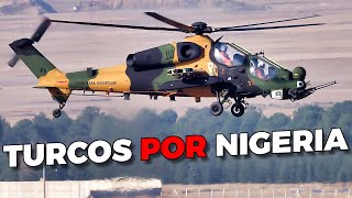 Nigeria ha recibido el primer lote de helicópteros de ataque turcos T129 ATAK [upl. by Eak]