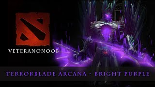 Dota 2  Terrorblade Arcana Bright Purple [upl. by Rapsag683]