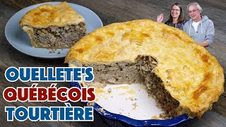 Québécois Tourtière  Mémère Ouellettes Recipe  Christmas Meat Pie Recipe [upl. by Maddocks]