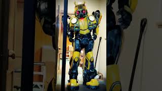 Deluxe Transformer’s Bumblebee Cosplay Costume  Sounds Lighting Effects Voice Enhancer Realistic [upl. by Hanahs]