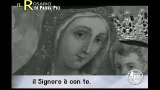 SANTO ROSARIO EN VOZ DE SAN PÍO Misterios Gozosos Lunes y Sábado [upl. by Sirovat]