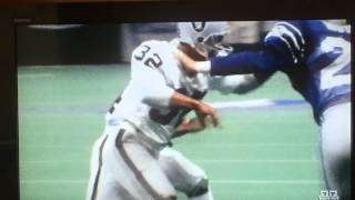 Bo Jackson runs over Brian Bosworth [upl. by Adelia]