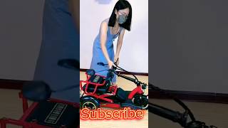 Epic 394 Folding Electric Tricycle bike scooterFoldingbike2024motorcyclebulletrider2025stunt [upl. by Leonanie]