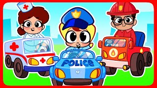 🚒 ¡El equipo de rescate está llegando 🚑 Canciones infantiles y rimas 🚒 [upl. by Donal]