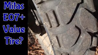 Mitas E07 Rear Tire Review Is this a value tire [upl. by Lai]