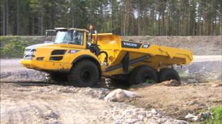 Volvo Articulating Hauler Operators Video  Know Your Hauler ART A25FA40FS [upl. by Eux]