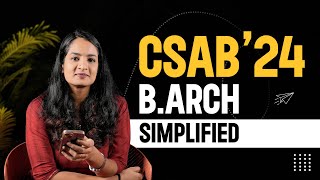 CSAB SEAT ALLOCATION SIMPLIFIED  JEE BARCH  SCHEDULE  ELIGIBILITY  CHOICE FILLING  jee2 [upl. by Elohcim815]