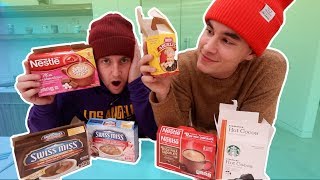 INSANE HOT CHOCOLATE CHALLENGE W KIAN LAWLEY [upl. by Naloc5]