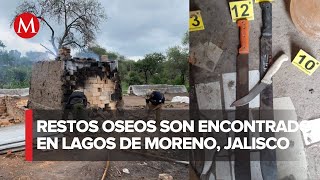 Hallan restos óseos en predio ligado a investigación de desaparición de jóvenes en Lagos de Moreno [upl. by Ignacio]