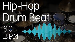 Hip Hop Drum Loop 80 Bpm  High Quality [upl. by Karli203]