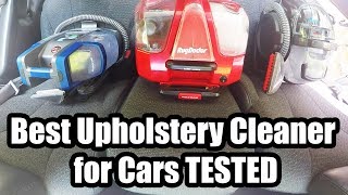 Best Upholstery Cleaner for Cars  2018 [upl. by Ailecnarf]