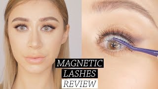 ARDELL MAGNETIC LASHES  first impression amp review [upl. by Azirb371]