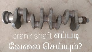 working of crank shaft tamil [upl. by Schram]