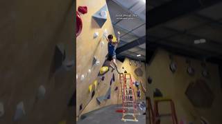 Forerunning the finals boulder’s for a bouldering competition at our gym climbing [upl. by Jem]