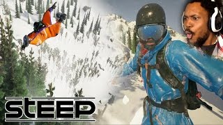 LOOK MA IM FLYING  Steep Gameplay [upl. by Adler]