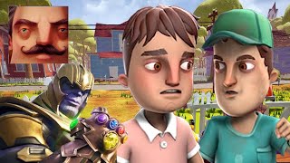 Hello Neighbor  My New Neighbor Player Thanos Aaron Skibidi Dop Boy History Gameplay Walkthrough [upl. by Seidel742]