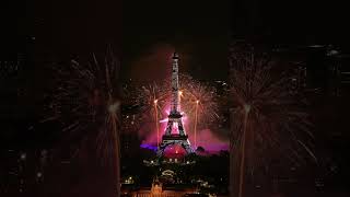 La meilleure vue pour les feux dartifice de la tour Eiffel  le rooftop de la tour Montparnasse [upl. by Nuahs]